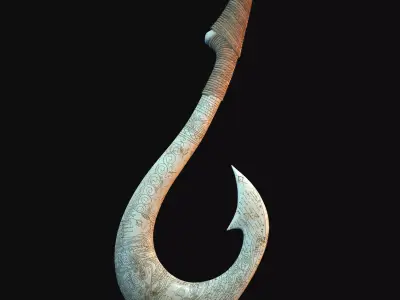 Maui hook 3D model