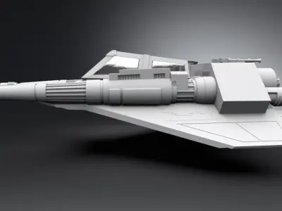 T47 Airspeeder Concept Scale model 3D print model