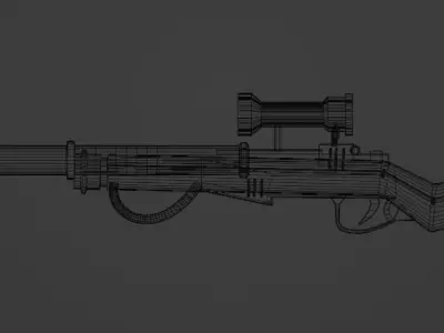 Riffle Stylized Free 3D model