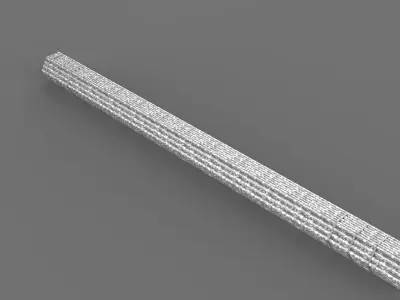 GI pipe bundle Free 3D model