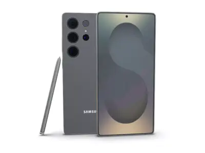 Samsung Galaxy S25 Ultra Titanium Jetblack S-Pen 3D model