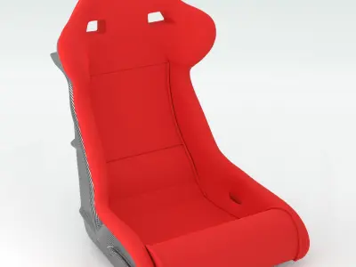 Ferrari F40 Red Seat 3D model