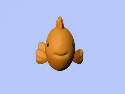 A Little Fish to decorate and play 3D print model