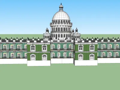 indian lalitha mahal palace 3D model