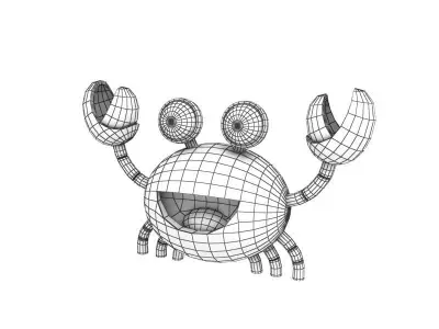 Crab Character 3D model