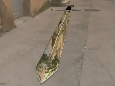 Narsil king sword Low-poly 3D model