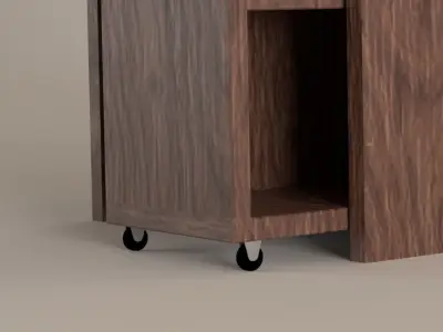 Modern comics book wagon 3D model