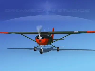 Cessna T-41 Mescalero Argentine Army 3D model