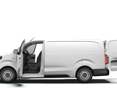 Fiat Scudo Van L3 HQ Interior 2025 3D model