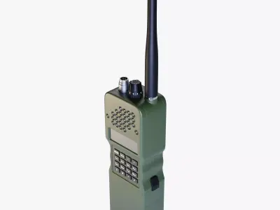 Military Walkie Talkie 3D model