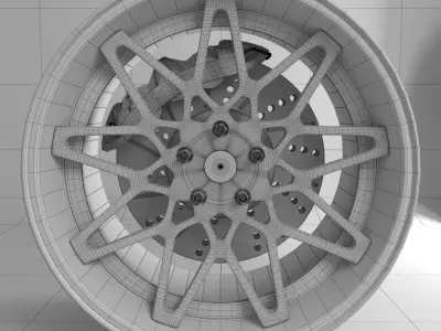 Rotiform Super Concave BLQ rim 3D model