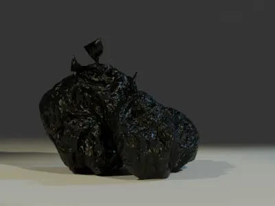 Bin Bags - Realistic Game-ready Free low-poly 3D model
