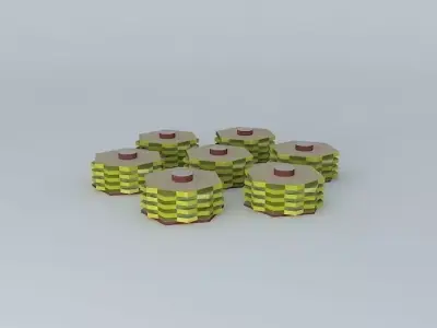 Bolt Nut Complex 2 3D model