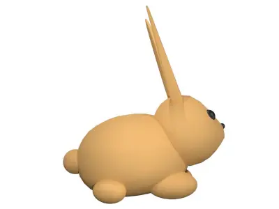 Easter Rabbit 3d model 3D model