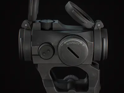 Scope MicroT2 Low-poly 3D model