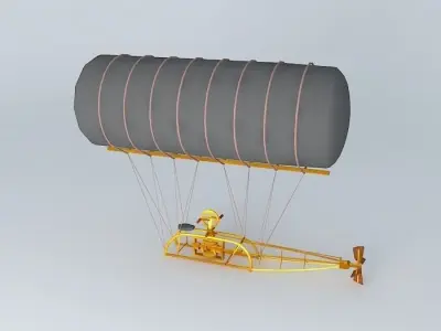 Charles F Ritchels Flying Machine 3D model