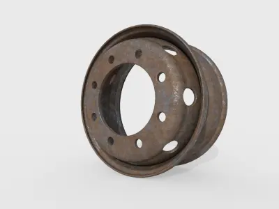 Rim M6 - Old version Low-poly 3D model