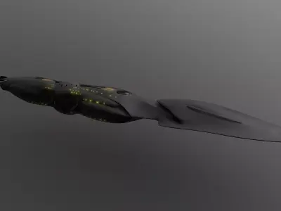 45-1SeaQuest-DSV futuristic spaceship 3D model