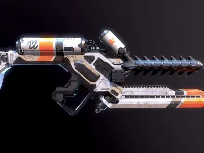 Arc Gun District9 3D model