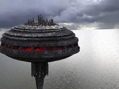 Alien City Black ops relay station 3D model
