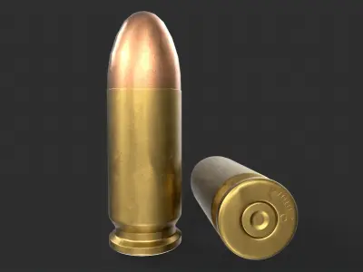 9mm Bullet 3D model