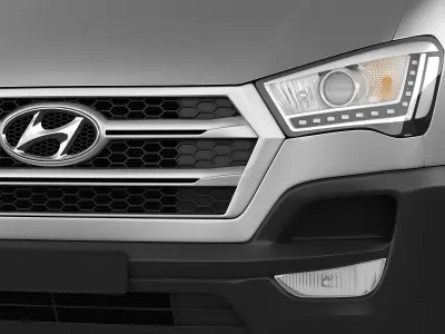 Hyundai H350 panel van 2015 3D model