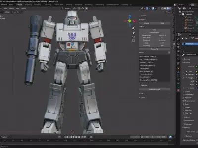 MEGATRON Custom Stylized Edition 3D print model