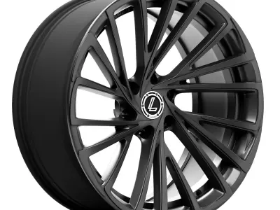 Lenso Black Angel Rim 3D Model 3D model