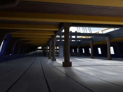 HMS Bounty Low-poly 3D model