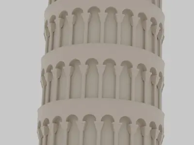 Leaning Tower of Pisa 3D model