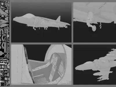 BAe Harrier II GR9 3D model