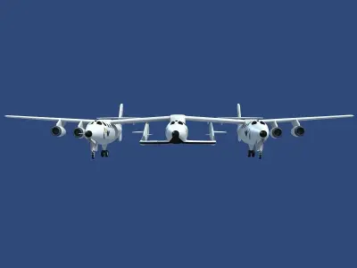 Scaled Composites White Knight Two 3D model