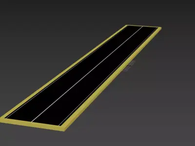 Road model Free 3D model