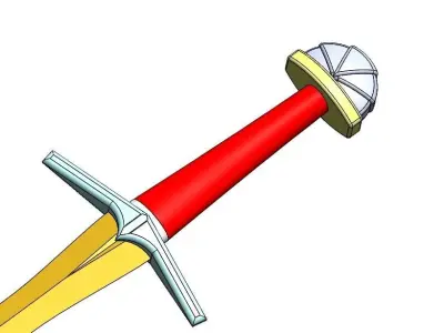 Sword 3d model from legend of zelda Free 3D model