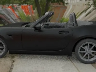 Mazda MX-5 Free low-poly 3D model
