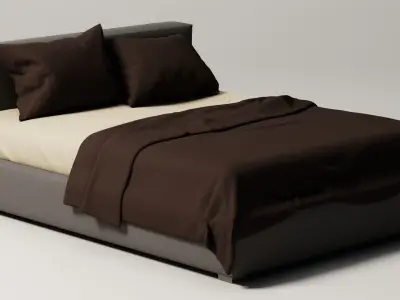 SAMOA BED RELAXED Free 3D model