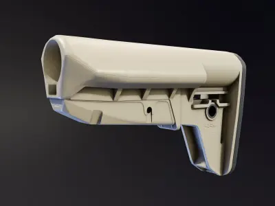 BCM Stock Mod 2 Low-poly 3D model