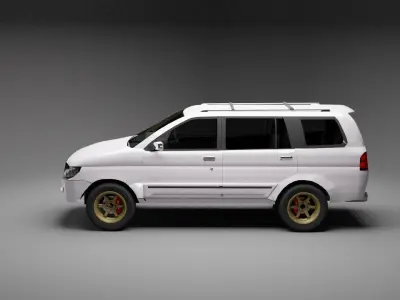 Isuzu Panther Free low-poly 3D model