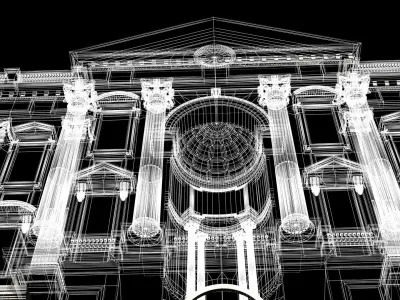 Royal Palace at Caserta Reggia 3D model