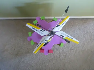 RC Hobby Micro Helicopter Heli Pad Low-poly 3D model