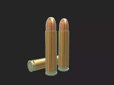 30 M1 Carbine  Ammo Low-poly 3D model