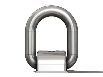 Olhal Soldavel RUD LBS 5T Weldable Eyelet 3D model