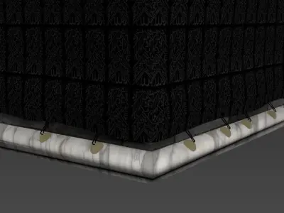 kaaba Low-poly 3D model