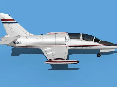 Aero Vodochody L-39C Albatross V22 3D model