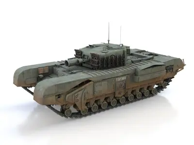 Churchill MK IV AVRE - T32369 3D model