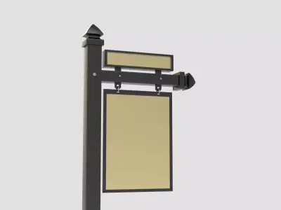 Realtor Sign 3D model