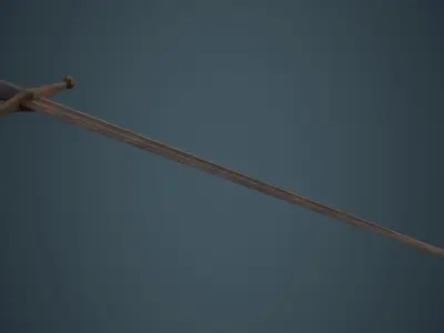 Longsword 2C Low-poly 3D model