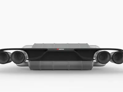 Akrapovic Exhaust System 3D model