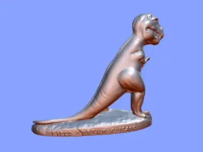 Plastic T-REX souvenir TOY - 3d SCAN Free 3D model