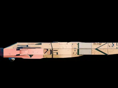 Latias Corvette Class Free 3D model